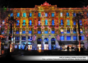 Grand Hotel Antibes mapping vidéo VLS