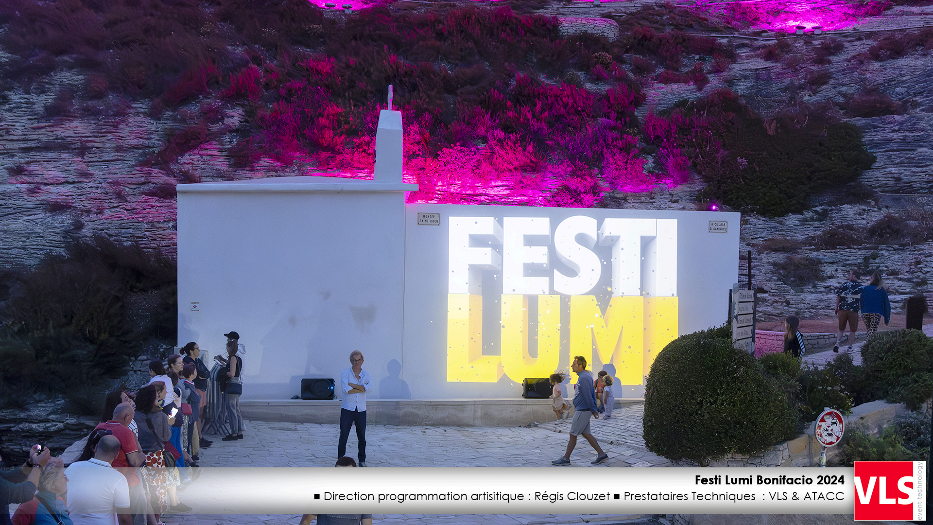 Festi Lumi Bonifacio Mapping monumental avec spectacle vivant