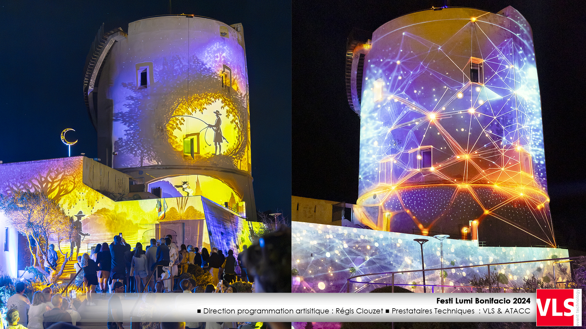 Festi Lumi Bonifacio Mapping monumental avec spectacle vivant