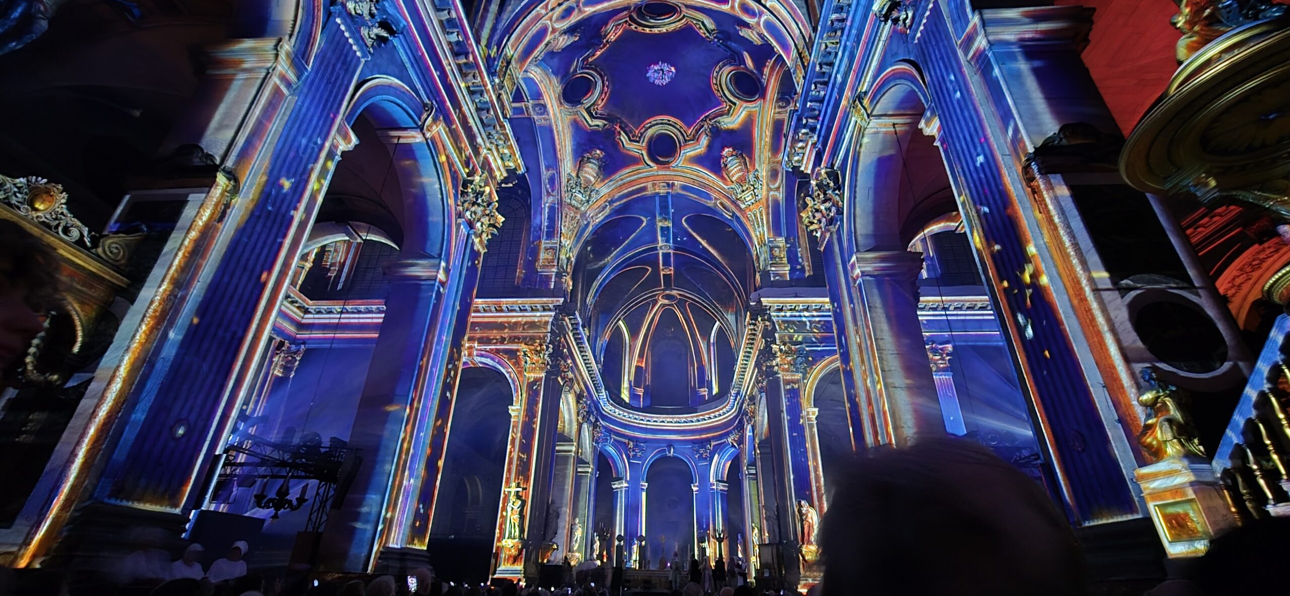 Mapping immersif Eglise de St Sulpice 2024 Paris Coeur de Lumières