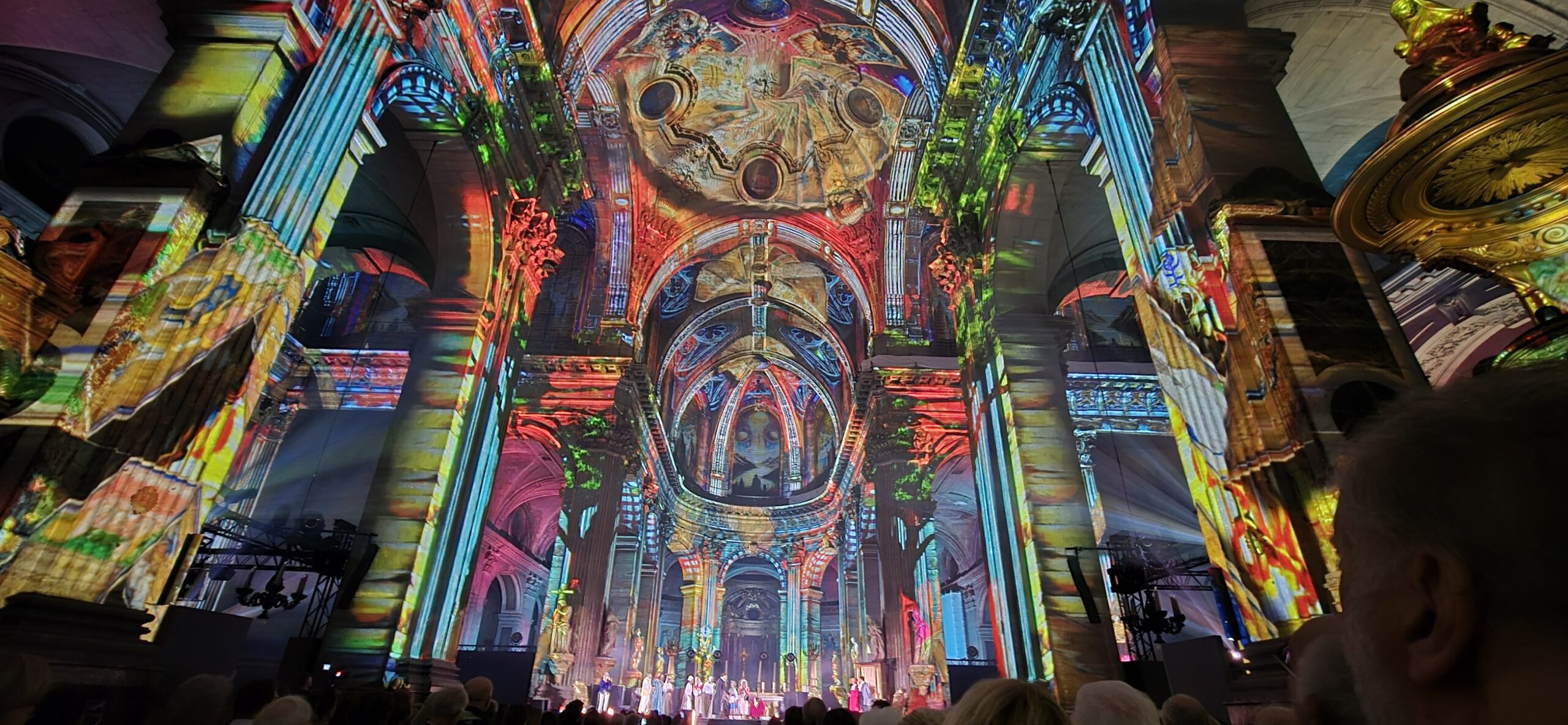 Mapping immersif Eglise de St Sulpice 2024 Paris Coeur de Lumières