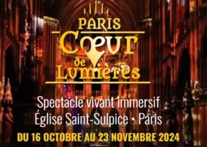 Mapping immersif Eglise de St Sulpice 2024 Paris Coeur de Lumières